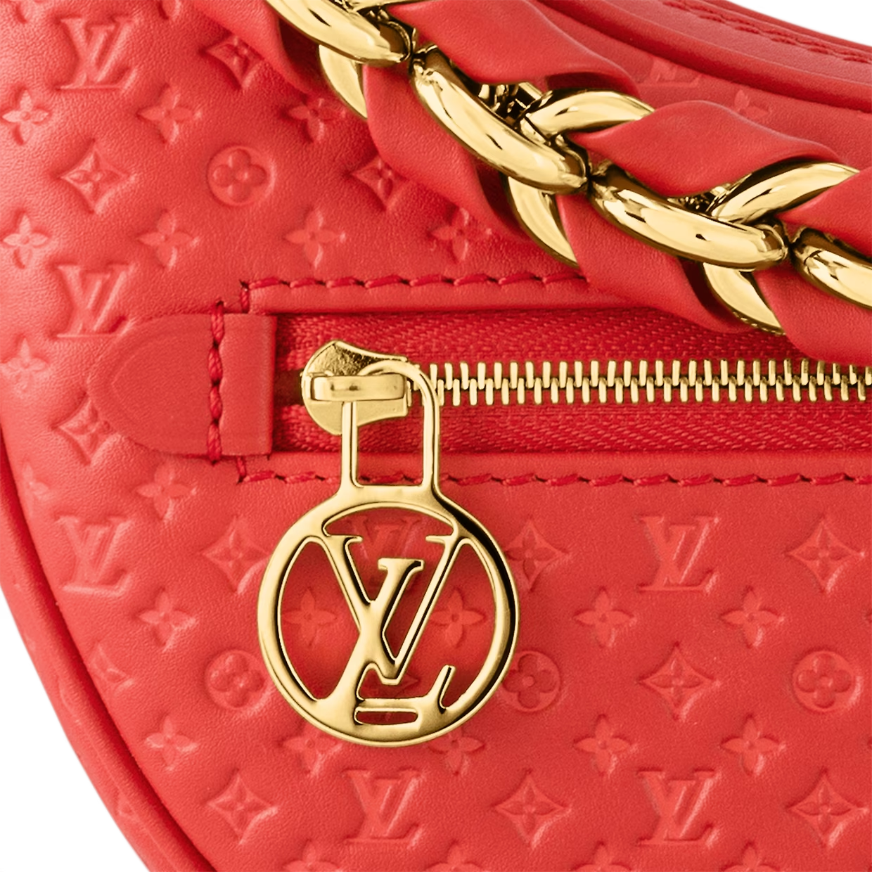 Louis Vuitton Loop Baguette Bag close-up view