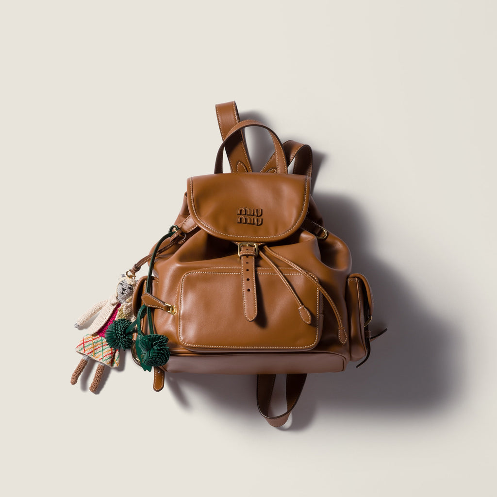 Miu Leather Backpack model view