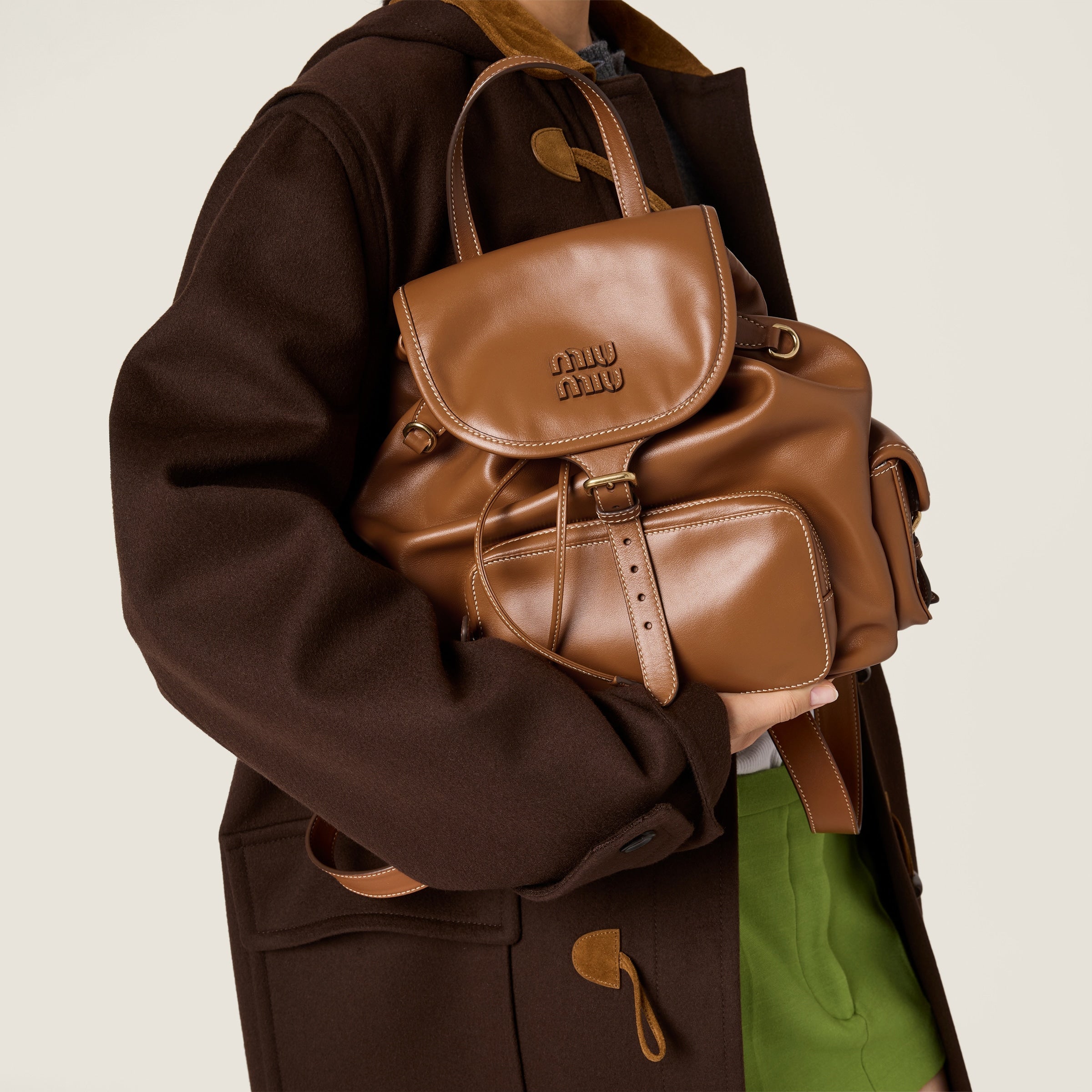 Miu Leather Backpack alternate view